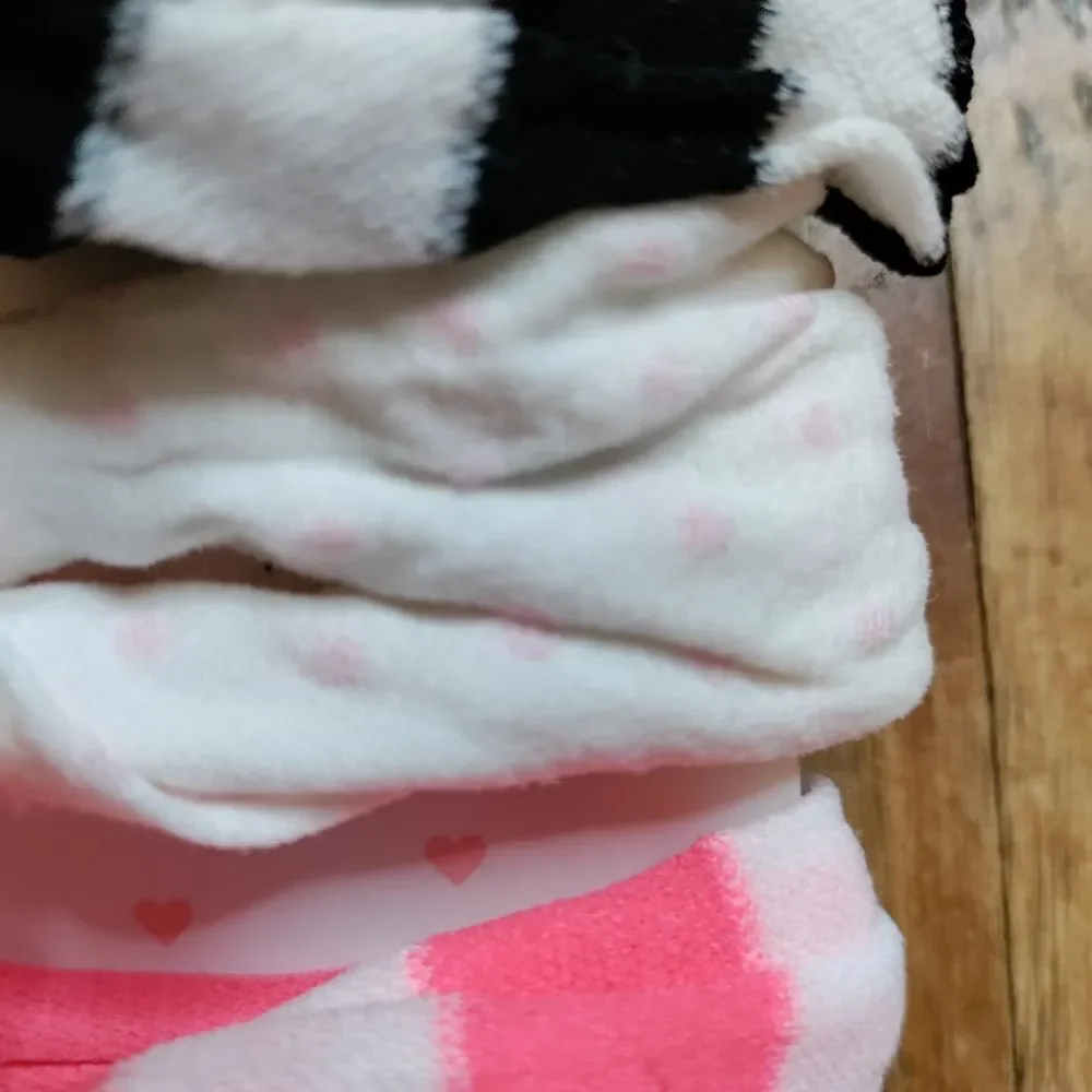 Capelli baby girl headbands nylon hot pink white black stripe bundle 4 headbands